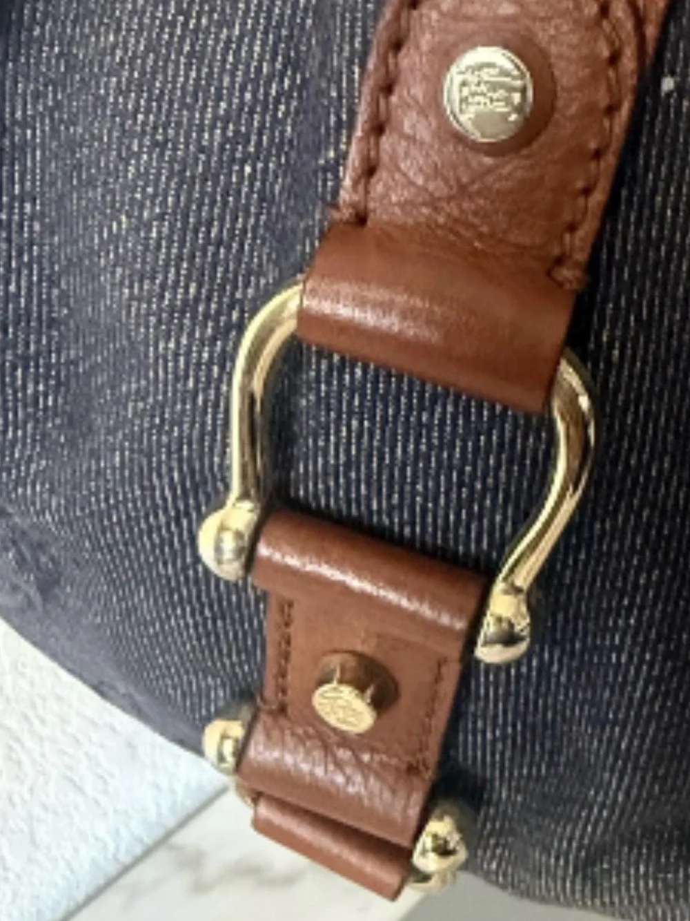 Burberry Denim Hobo Bag - Picture 2 of 12